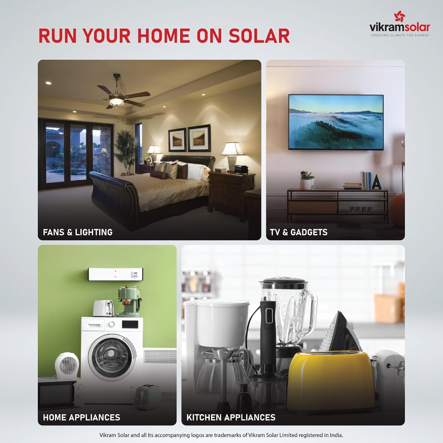 Vikram Solar PARADEA applications: running a home on solar